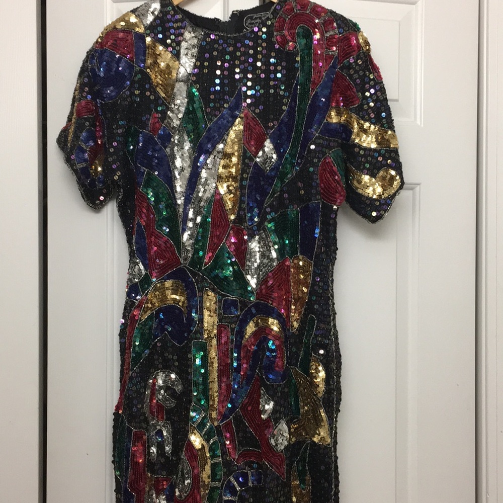 Vintage Joseph le bon sequin dress